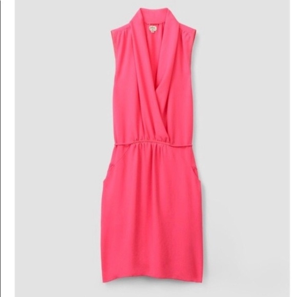 Aritzia Wilfred Sabine Dress hot pink xxs - Picture 3 of 8